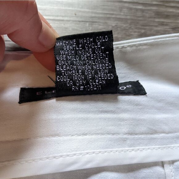 Elena Solano white cotton skirt with pockets size 14 - Picture 6 of 8